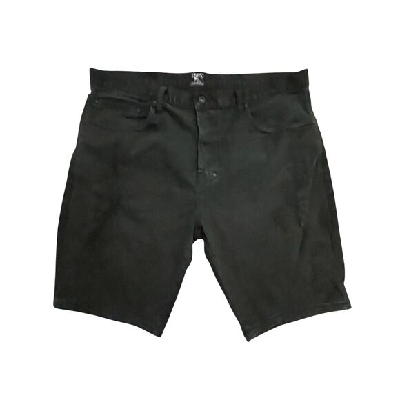 PRPS Goods & Co. Men's Black Jean Denim Shorts - Sz 38 - Challenger Fit - EUC - Picture 3 of 14